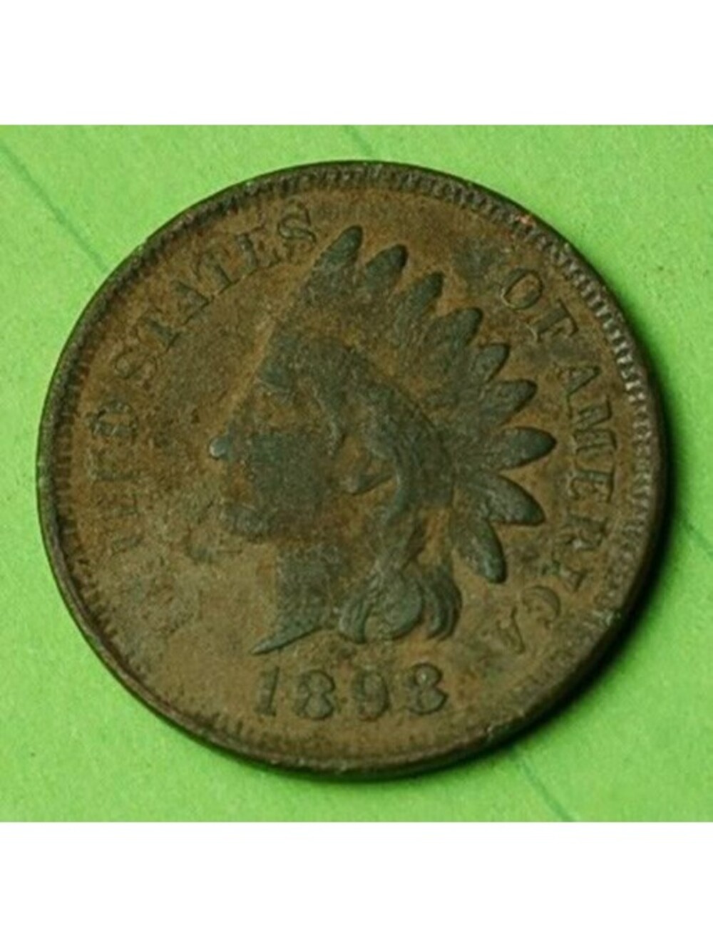 X13 1898 Indian Head Cent Penny 1c - Check Out Our eBay Store - old coin money